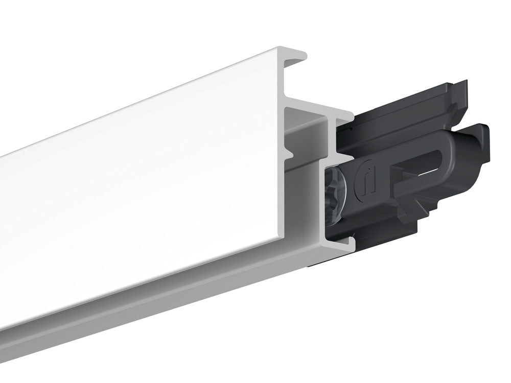 PRO Picture Hanging Rail (White, 200cm) inc fittings