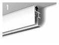 PRO Picture Hanging Rail (Silver, 200cm) inc fittings